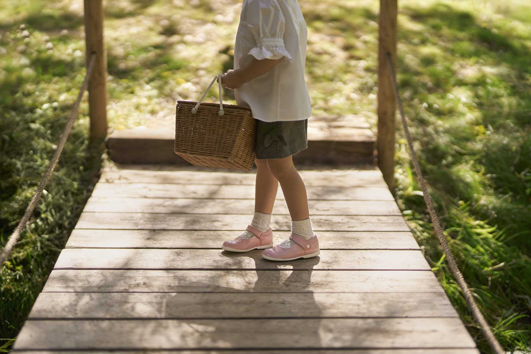 Girl with Basket