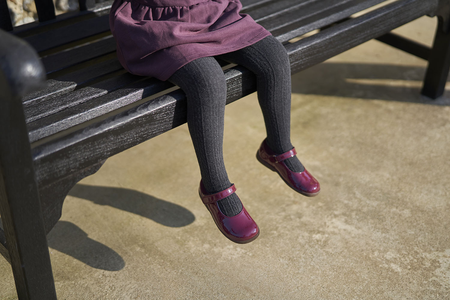 Girl on Bench